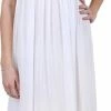 Korting ⌛ Produkt John Zack - Elegante Witte Maxi Boho Chiffon / L 🥰