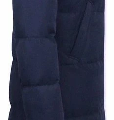 Beste Verkoop ⭐ Matogla Puffer Jacket Dames Lang Getailleerd - 8606 - Blauw ⭐ -dameskleding Verkoop 233x840