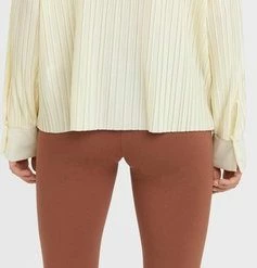 Beste Pirce 🎁 Vero Moda VMSUTTON L/S PLEATED 👚 SHIRT SB6 CP Dames Blouse Tofu - Maat XL 💯 -dameskleding Verkoop 237x840