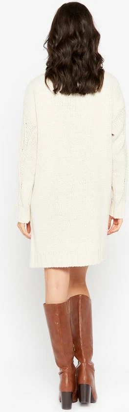 Uitgang ⨠LOLALIZA Gebreide Trui-jurk - Ecru - Maat XL 𧨠2 Uitgang ⨠LOLALIZA Gebreide Trui-jurk - Ecru - Maat XL 𧨠- Afbeelding 2