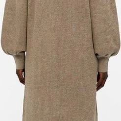 Beste Verkoop 😉 Object Jurk Objmalena L/s Knit 👗 Dress Noos 23035775 Fossil/melange Dames Maat - L 🎉 -dameskleding Verkoop 278x840 8