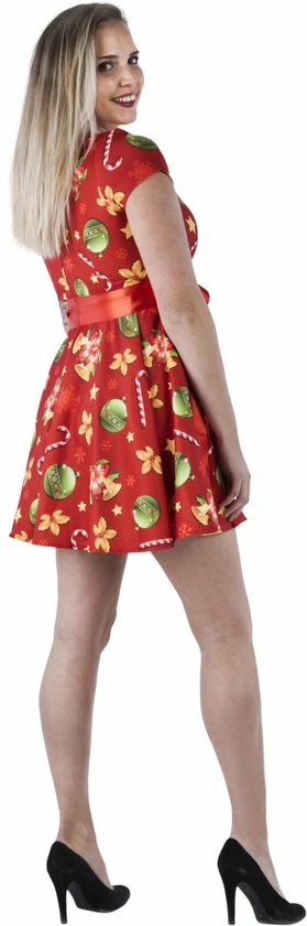 Beste Pirce β€οΈ X-Mas Fashion House Kerstjurk Red Bells | Maat 36 π 2 Beste Pirce β€οΈ X-Mas Fashion House Kerstjurk Red Bells | Maat 36 π - Afbeelding 2