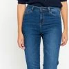 Beste deal 🔔 LOLALIZA Slim Fit 👖 Jeans - Donker Blauw - Maat 44 🥰