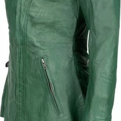 Hete verkoop 😉 Urban 5884® - Janice - Dames - Lange Leren Jas - Lamsleer - Schuine Ritssluiting - Groen - Maat XL 🧨 7 Hete verkoop 😉 Urban 5884® - Janice - Dames - Lange Leren Jas - Lamsleer - Schuine Ritssluiting - Groen - Maat XL 🧨 -dameskleding Verkoop 310x840