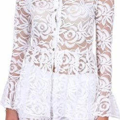 Uitgang 😀 Produkt John Zack Witte Kanten Blouse / XL 😉 -dameskleding Verkoop 310x840 5