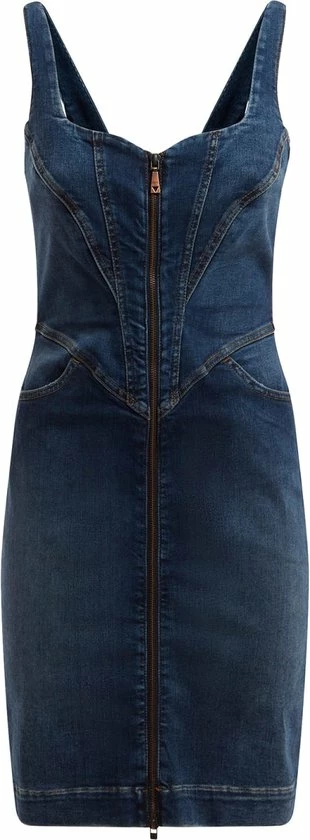 Uitgang β€οΈ Guess Lilamor Denim π Dress Dames Jurk - Blauw - Maat S π₯° 1 Uitgang β€οΈ Guess Lilamor Denim π Dress Dames Jurk - Blauw - Maat S π₯°