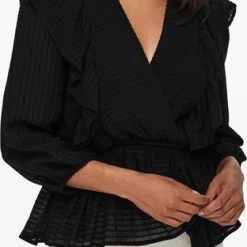 Beste Verkoop 🤩 ONLY ONLLONDON 3/4 RUFFLE TOP NOOS WVN Dames Top - Maat M ⭐ -dameskleding Verkoop 312x840 5