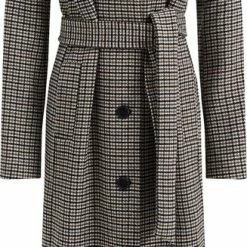 Beste Verkoop โญ WE Fashion Dames Wolmix Jas Met Pied-de-poule Dessin. โค๏ธ