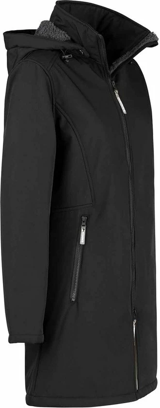 Begroting 💯 BJØRNSON Signe Softshell Winterjas Parka Dames - Teddy - Maat 36 - Zwart ⌛ 12 Begroting 💯 BJØRNSON Signe Softshell Winterjas Parka Dames - Teddy - Maat 36 - Zwart ⌛ - Afbeelding 12