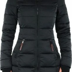 Aanbiedingen 😍 Versano Alexa Dames Slim Fit Winterjas XXL - Zwart ❤️