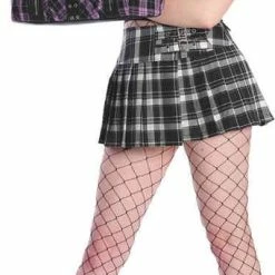 Gloednieuw 🔥 Banned Korte Rok -XL- Darkdoll Zwart/Wit 🧨 -dameskleding Verkoop 341x840 2