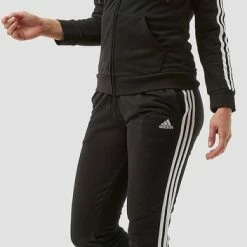 Nieuw ❤️ Adidas Essentials French Terry 3-Stripes Joggingbroek Zwart Dames - Maat M ✔️ -dameskleding Verkoop 352x840 6