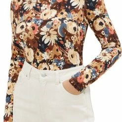 Goedkoop 💯 TOM TAILOR Mock Neck T-shirt Dames T-shirt - Maat L 😍 -dameskleding Verkoop 352x840 7