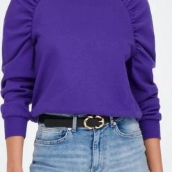 Hete verkoop 🤩 ONLY ONLEVERY L/S RUSHED SWEATSHIRT PNT Dames Trui - Maat S 😉 -dameskleding Verkoop 357x840 3