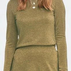 Promo 😉 Jacqueline De Yong T-shirt Jdylea L/s Highneck Top Jrs 15272801 Scarab Dames Maat - L ❤️ -dameskleding Verkoop 360x840 3