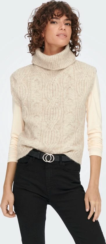 Beste deal โจ JDY JDYSIGMA LIFE ROLL NECK CABLE VEST KNT Dames Trui - Maat XS ๐ 1 Beste deal โจ JDY JDYSIGMA LIFE ROLL NECK CABLE VEST KNT Dames Trui - Maat XS ๐