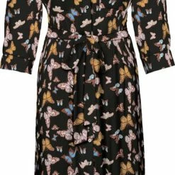 Flash-uitverkoop 😀 ONLY ONLNOVA LUX 3/4 LONG 👚 SHIRT 👗 DRESS AOP PTM Dames Jurk - Maat L 🎁