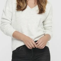 Beste Pirce 😉 JDY JDYELANORA L/S V-NECK PULLO. KNT NOOS Dames Trui - Maat L 👏 -dameskleding Verkoop 380x840