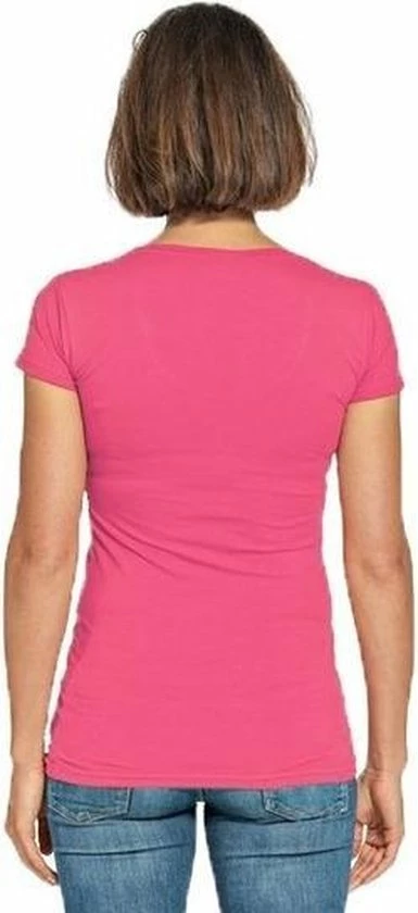 Aanbiedingen π Lemon & Soda Bodyfit Dames T-shirt Fuchsia Roze Met Ronde Hals - Dameskleding Basic π Shirts L (40) β 2 Aanbiedingen π Lemon & Soda Bodyfit Dames T-shirt Fuchsia Roze Met Ronde Hals - Dameskleding Basic π Shirts L (40) β - Afbeelding 2