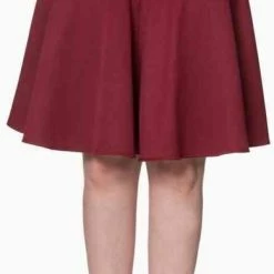 Goedkoopste ✔️ Dancing Days Rok -L- Sophia Bordeaux Rood 🛒