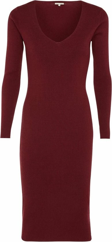Beste Verkoop π€© Mexx Dames V-neck Gebreide Jurk Donker Rood π 6 Beste Verkoop π€© Mexx Dames V-neck Gebreide Jurk Donker Rood π - Afbeelding 6