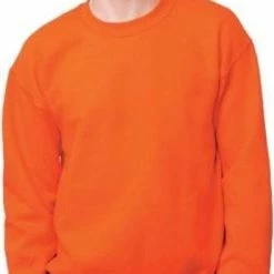 Korting 🎉 Gildan Oranje Sweater Voor Dames En Heren XL 😀