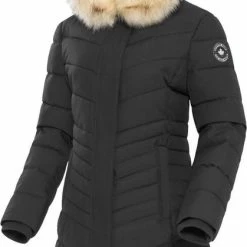 Coupon 🔥 Paragoose - Lange Dames Winterjas - Model Menu - Zwart 👏 -dameskleding Verkoop 419x840