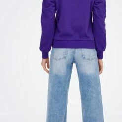 Beste Verkoop 👏 ONLY ONLEVERY L/S RUSHED SWEATSHIRT PNT Dames Trui - Maat XS 👍 -dameskleding Verkoop 428x840 4