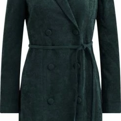 Aanbiedingen 😉 WE Fashion Dames Corduroy Double-breasted Blazerjurk ✨