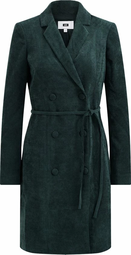 Aanbiedingen π WE Fashion Dames Corduroy Double-breasted Blazerjurk β¨ 1 Aanbiedingen π WE Fashion Dames Corduroy Double-breasted Blazerjurk β¨