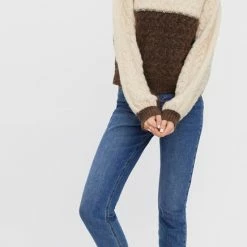 Beste Verkoop 😀 Vero Moda Trui Vmsaga Ls High Neck Blouse Ga 10271471 Birch Aztec Me Dames Maat - M 🎉 -dameskleding Verkoop 436x840 10