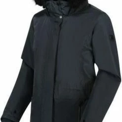 Begroting ✨ Lexis Waterdichte, Geïsoleerde Parka Jas Met Capuchon Met Rand Van Imitatiebont Van Regatta Voor Dames, Outdoorjas, Zwart 🎁 18 Begroting ✨ Lexis Waterdichte, Geïsoleerde Parka Jas Met Capuchon Met Rand Van Imitatiebont Van Regatta Voor Dames, Outdoorjas, Zwart 🎁 -dameskleding Verkoop 436x840 5