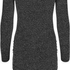 Nieuw 🌟 Zwart Met Zilveren Getailleerde Glitterjurk Emilija - MbyM ❤️ -dameskleding Verkoop 437x840