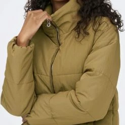 Kopen 😀 Only Jas Onldolly Short Puffer Jacket Otw No 15205371 Tigers Eye Dames Maat - M ✔️ -dameskleding Verkoop 437x840 3