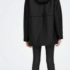 Kopen 🎉 Jacqueline De Yong Jas Jdymaximus Teddy Raincoat Otw Sie 15270963 Black Dames Maat - XL 😍 -dameskleding Verkoop 439x840