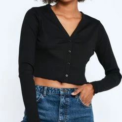 Beste Verkoop 🥰 NOISY MAY NMDRAKEY L/S CROPPED CARDIGAN FWD NOOS Dames Vest - Maat S 🌟 -dameskleding Verkoop 452x840 2