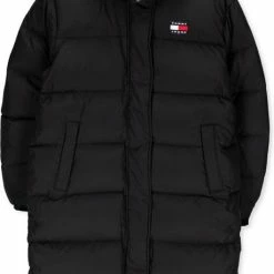 Beste Verkoop 😀 Tommy 👖 Jeans - Dames Jas Winter Alaska Long Puffer Jacket - Zwart - Maat L 🔥 -dameskleding Verkoop 459x840 7