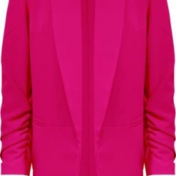 Groothandel 🌟 Dressqode Basic Blazer Fuchsia 🧨