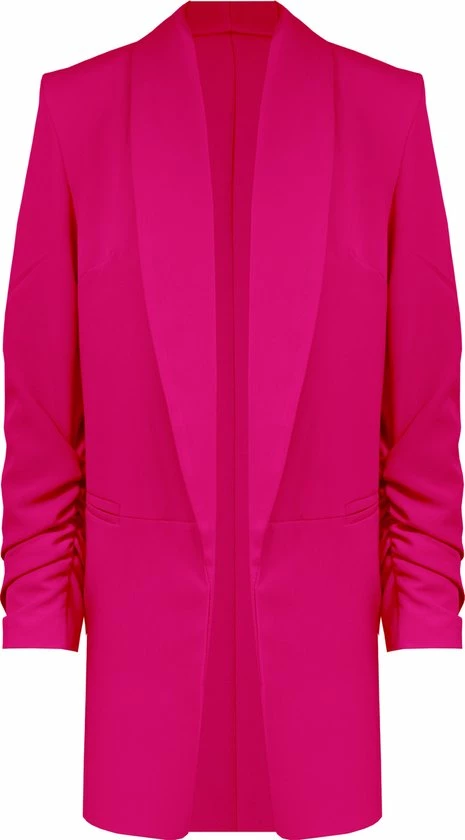 Groothandel π Dressqode Basic Blazer Fuchsia 𧨠1 Groothandel π Dressqode Basic Blazer Fuchsia π§¨