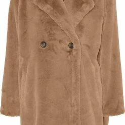 Gloednieuw ✔️ VERO MODA VMSUILYON FAUX FUR 🧥 COAT BOOS Dames Jas - Maat M 😉