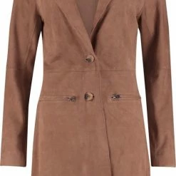 Flash-uitverkoop 👏 Donders Jas Leather Jacket 57459 Lemon 180 Dames Maat - 46 🛒