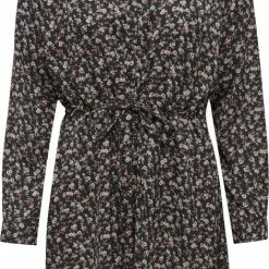 Uitgang 🎉 ONLY ONLCORY L/S V-NECK TUNIC WVN NOOS Dames - Maat M 🛒