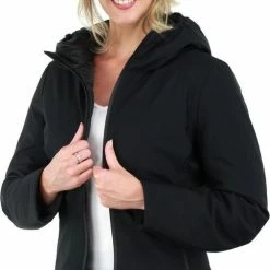 Hete verkoop 🛒 Versano Sabrina Korte Dames Winterjas 3XL - Zwart 😉 -dameskleding Verkoop 482x840