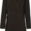 Promo 🧨 Vero Moda VMZELDA LS SHORT BLAZER 👗 DRESS Dames Blazer Jurk Zwart - Maat S ❤️