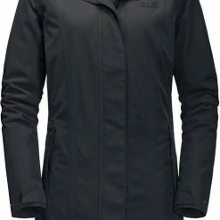 Korting 😉 Jack Wolfskin Madison Avenue Outdoorjas Dames - Phantom - Maat L 🌟 -dameskleding Verkoop 493x840