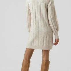 Gloednieuw 🤩 VERO MODA VMALANIS LS Col SHORT 👗 DRESS GA Dames Jurk - Maat M 😀 -dameskleding Verkoop 493x840 5
