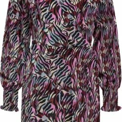 Uitgang ⌛ JDY JDYLOTUS L/S WRAP 👗 DRESS JRS Dames Jurk - Maat XL 😀