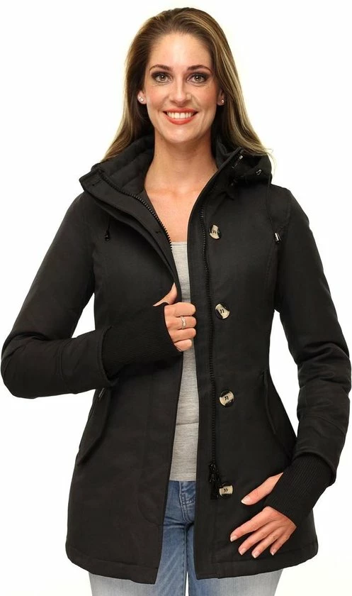 Korting β Versano Rani N Parka Dames Winterjas XL - Zwart π 2 Korting β Versano Rani N Parka Dames Winterjas XL - Zwart π - Afbeelding 2