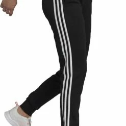 Nieuw ❤️ Adidas Essentials French Terry 3-Stripes Joggingbroek Zwart Dames - Maat M ✔️ -dameskleding Verkoop 497x840 6