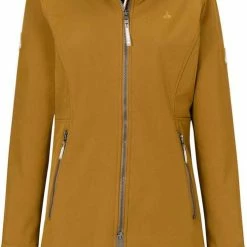 Uitgang 😍 BJØRNSON Signe Softshell Winterjas Parka Dames - Teddy - Maat 52 - Tapenade 🔥